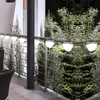 Image de Ensemble De 8 Lumières De Clôture Extérieure Solaire De Lampe De Jardin Led Ip44 Allume Rond
