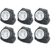 Image de Lot De 6 Lampadaires D'Extérieur Led Solaires Design Terrasses Balcon Lampes En Pierre Gris