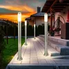 Image de Etc-shop - Lot De 4 Lampadaires Design Extérieur Ip44 Lampadaires Inox Spots E27