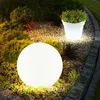 Image de Set De 2 Lampes À Led Solaire Led Jardin Terrasses Décoration Extérieure Pots De Fleurs Lamp Blanc