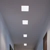 Image de Etc-shop   Spot Encastrable Led Carré Blanc Chaud 12w 1000lm   Lot De 4   Dimensions 10,2x10,2 Cm   Pour Plafond Et Mur   Ip20