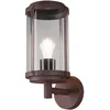 Image de Applique D'Extérieur Dimmable Alu Lanterne Lampe De Terrasse Spot Rouille Télécommande Dans Un Ensemble Comprenant Des Ampoules Led Rvb