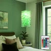 Image de Etc-shop - Plafonnier Suspendu Dimmable Filles Enfants Télécommande Lampe Argent Avec Ampoules Led Rvb