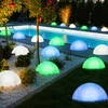 Image de Lot De 18 Lampes Led Décoratives De Jardin Demi-sphère Effet Lampes Ip44 Projecteurs Extérieurs