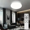Image de Plafonnier Effet Ciel Étoilé Plafonnier Avec Changeur De Couleurs, Led Rvb 15 Watts Blanc Chaud 580 Lumens, Dimmable, Télécommande, 29x9cm, Salon Chambre