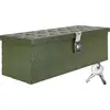 Image de Boîte à Timon Vert Boîte à outils Caisse de camion Boîte en Aluminium Box de remorque avec couvercle Verrouillable Boîte de Transport Rangement D025 trucky