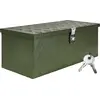 Image de Boîte à Timon Vert Boîte à outils Caisse de camion Boîte en Aluminium Box de remorque avec couvercle Verrouillable Boîte de Transport Rangement D050 trucky