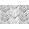 Image de Papier Peint Panoramique Gris Design Tapisserie Panoramique Moderne Pour Bureau Papiers Peints Panoramique Original Pour Chambre - Crème, Gris, Noir, Blanc