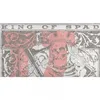 Image de Papier Peint Panoramique Rouge & Gris Tête De Mort Tapisserie Panoramique Motif Roi De Pique Papier Peint Panoramique Chambre Ado & Bureau - Gris, Rouge, Blanc