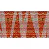 Image de Papier Peint Panoramique Oriental Rouge & Orange Tapisserie Panoramique Multicolore Ethnique Effet Textile Papier Peint Panoramique Salon & Chambre - Bleu, Bronzo, Jaune, Or, Gris