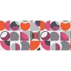 Image de Papier Peint Panoramique Original Pour Chambre Tapisserie Panoramique Moderne Motif Géométrique Papiers Peints Panoramique Design Pour Salon - Gris, Orange, Rose, Violet, Blanc