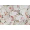 Image de Papier Peint Panoramique Floral Vintage Tapisserie Panoramique Fleurie Romantique Salon Papier Peint Panoramique Motiif Pivoine Idéal Salon - Orange, Rouge, Turquoise, Violet