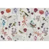 Image de Papier Peint Panoramique Multicolore Motif Oiseaux Tapisserie Panoramique Nature Originale Papier Peint Panoramique Animaux Pour Chambre - Orange, Rouge, Turquoise, Violet