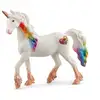 Image de Figurine Licorne Schleich BAYALA 70726 petite collectible queue arc-en-ciel corne brillante paillettes multicolore - Neuf