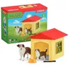 Image de Figurine Niche pour Chien , pour enfants des 3 ans, coffret, 18,8 x 8,2 x 14,7 cm - 42573 FARM WORLD - Neuf