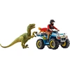 Image de Schleich® Dinosaurs 41466 Fuite en quad devant Velociraptor Set de figurines de jeu