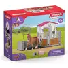 Image de Set de toilette pour chevaux Schleich 72177 Horse Club - 2 figurines, 13 accessoires, aire de lavage et box Multicouleur - Neuf