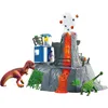 Image de Schleich® 42564 Schleich® Dinosaurs 42564 Große Vulkan Expedition Spielfiguren-Set