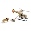 Image de Schleich 42476 Hélicoptère pour Sauvetage d’Animaux, dès 3 Ans, Wild Life - Coffret, 24,3 x 8,3 x 18,7 cm en occasion ou reconditionné