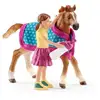 Image de Schleich - Poulain avec couverture - 42361 - Neuf