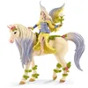 Image de Fée Sera avec Figurine Licorne aux fleurs - Fée Sirene Magique et Fantastique et Jouet Licorne - Coffret de Jouets Idéal pour les - Neuf