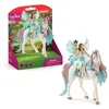 Image de Coffret de Figurines Fée Eyela avec Jouet Licorne de Princesse - Princesse Volante avec Figurine Licorne et Baguette Magique - - Neuf