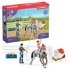 Image de Coffret d'entraînement a la voltige de Mia, coffret schleich avec 18 éléments inclus dont 1 cheval schleich et 2 personnages, - Neuf