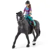 Image de Figurine Cavaliere Lisa et Storm, coffret schleich avec 10 éléments inclus dont 1 cheval schleich hanovrien et sa cavaliere, - Neuf