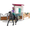 Image de Schleich 42709 - Box pour chevaux avec Lisa & Storm - Horse Club