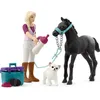 Image de Schleich Horse Club Kit de soins pour poulain avec Sofia 42755
