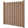 Image de Clôture de jardin WPC Brise-vue Brise-vent Clôture à lamelles 180x180cm Marron [nouveau.bois]