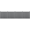 Image de Clôture de jardin WPC Protection visuelle Protection contre le vent Clôture à lamelles 747x185cm Gris [neu.holz]