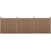 Image de Clôture de jardin WPC Protection visuelle Protection contre le vent Clôture à lamelles 562x185cm Brun [neu.holz]