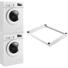 Image de Cadre de connexion pour lave-linge/sèche-linge Blanc