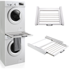 Image de Cadre de connexion pour lave-linge/sèche-linge avec porte-serviettes