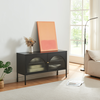 Image de Meuble TV 'Karlskrona' 115x35x64 cm Noir, mat