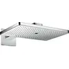 Image de AXOR ShowerSolutions : Douche de plafond 460/300, modèle 3 jets, avec bras de douche et rosace carrée, finition chrome
