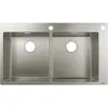 Image de Hansgrohe - Evier À Encastrer 2 Bacs S71 2 Trous Sans Vidage Inox