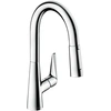 Image de hansgrohe Talis S M51 Mitigeur monocommande de cuisine 160, douchette coulissante, 2 jets, sBox, 73850000