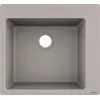 Image de hansgrohe S51 S510-F450, évier encastré de 450 mm, couleur gris béton