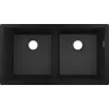 Image de hansgrohe S51 S510-U770, évier encastré, 370/370, noir graphite
