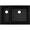 Image de hansgrohe S51 S510-U635, évier encastré, 180/450, noir graphite