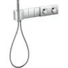 Image de AXOR Edge, module thermostat Select 540/100, encastrement, pour 3 consommateurs - finition diamant, chrome