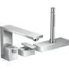 Image de Robinet de baignoire monocommande AXOR Edge, 3 trous - Finition diamant, chrome