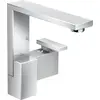 Image de Robinet de lavabo monocommande AXOR Edge 190 avec système de bonde à ouverture par pression - Finition diamant, chrome