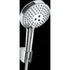 Image de Ensemble de support de pommeau de douche hansgrohe Raindance Select S, 120 cm, 3 jets PowderRain, avec flexible de douche de 160 cm, finition chrome