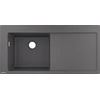 Image de hansgrohe S51 S5110-F450 : Évier encastré de 450 mm avec égouttoir à droite, couleur gris pierre