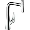Image de Robinet de cuisine monocommande Hansgrohe Talis Select M51, hauteur 220 mm, douchette extractible, 2 jets, système sBox, finition chrome