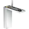 Image de Robinet mitige pour lavabo AXOR MyEdition, modèle 230, conçu pour les vasques à poser, avec système de bonde à poussoir sans plateau, finition chrome