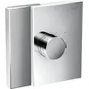 Image de AXOR Edge, thermostat encastré, modèle HighFlow, finition diamant, chrome